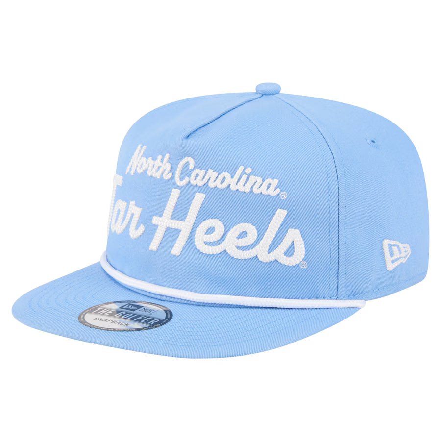 North Carolina Tar Heels - Golfer Team Text Snapback Hat, New Era