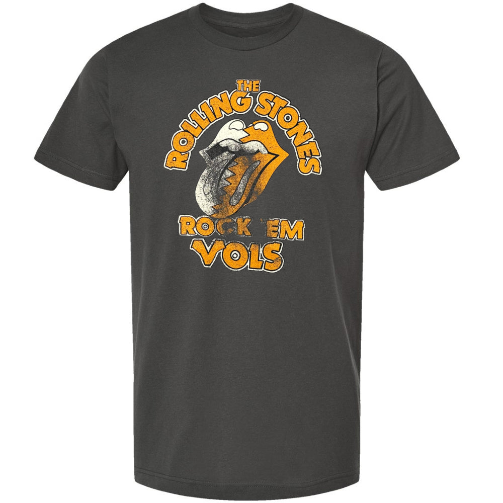 Tennessee Volunteers - Rolling Stone Rock 'Em Charcoal Thrifted Distressed Tee T-shirt