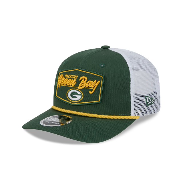 Green Bay Packers - 9Seventy Patch Stretch-Snap Trucker Hat, New Era