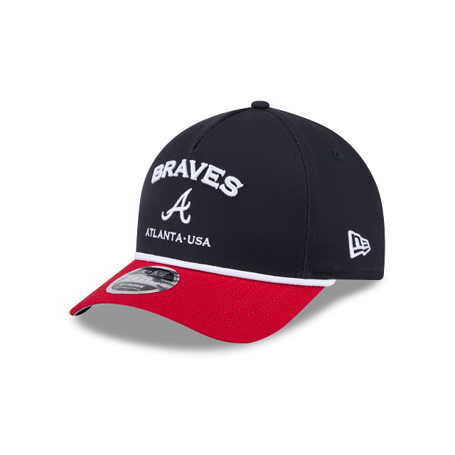 Atlanta Braves - 9Forty M-Crown 2Tone Rope Hat, New Era