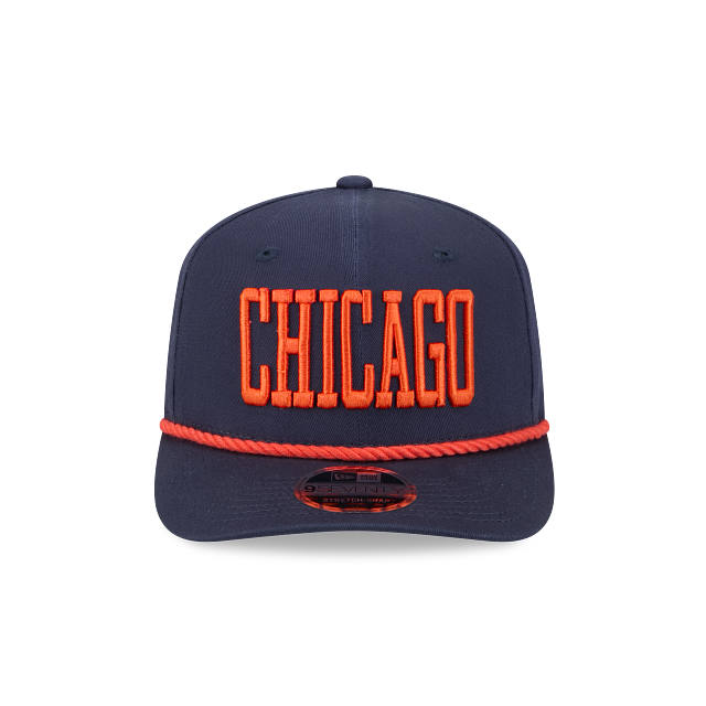 Chicago Bears - 9Seventy Wordmark Stretch-Snap Hat, New Era