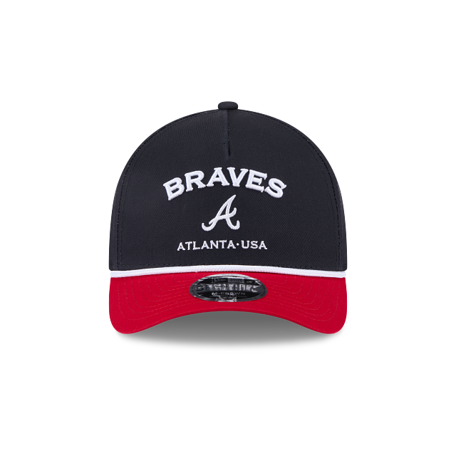 Atlanta Braves - 9Forty M-Crown 2Tone Rope Hat, New Era
