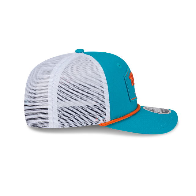 Miami Dolphins - 9Seventy Patch Stretch-Snap Trucker Hat, New Era