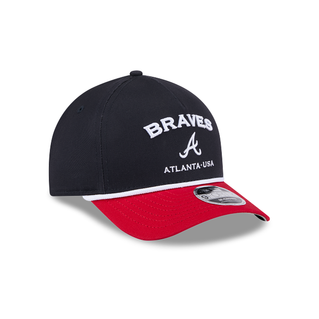 Atlanta Braves - 9Forty M-Crown 2Tone Rope Hat, New Era
