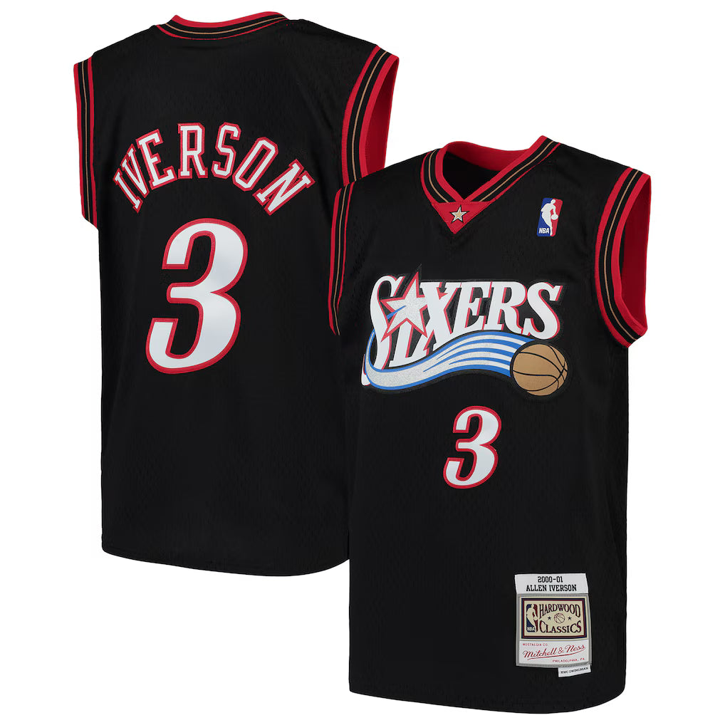 Philadelphia 76ers - 1997 Allen Iverson Dark Jersey