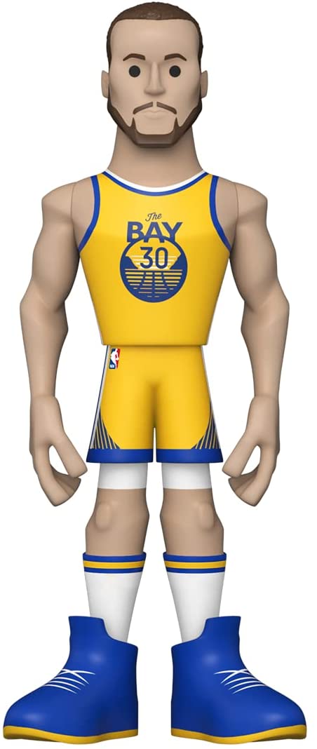 Funko NBA: Golden State Warriors - Steph Curry (City) 5" Gold Figure (with Chase)