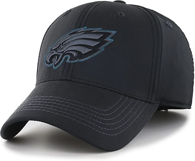 Philadelphia Eagles - OTS Men's Wilder Center Stretch Fit Hat, 47 Brand