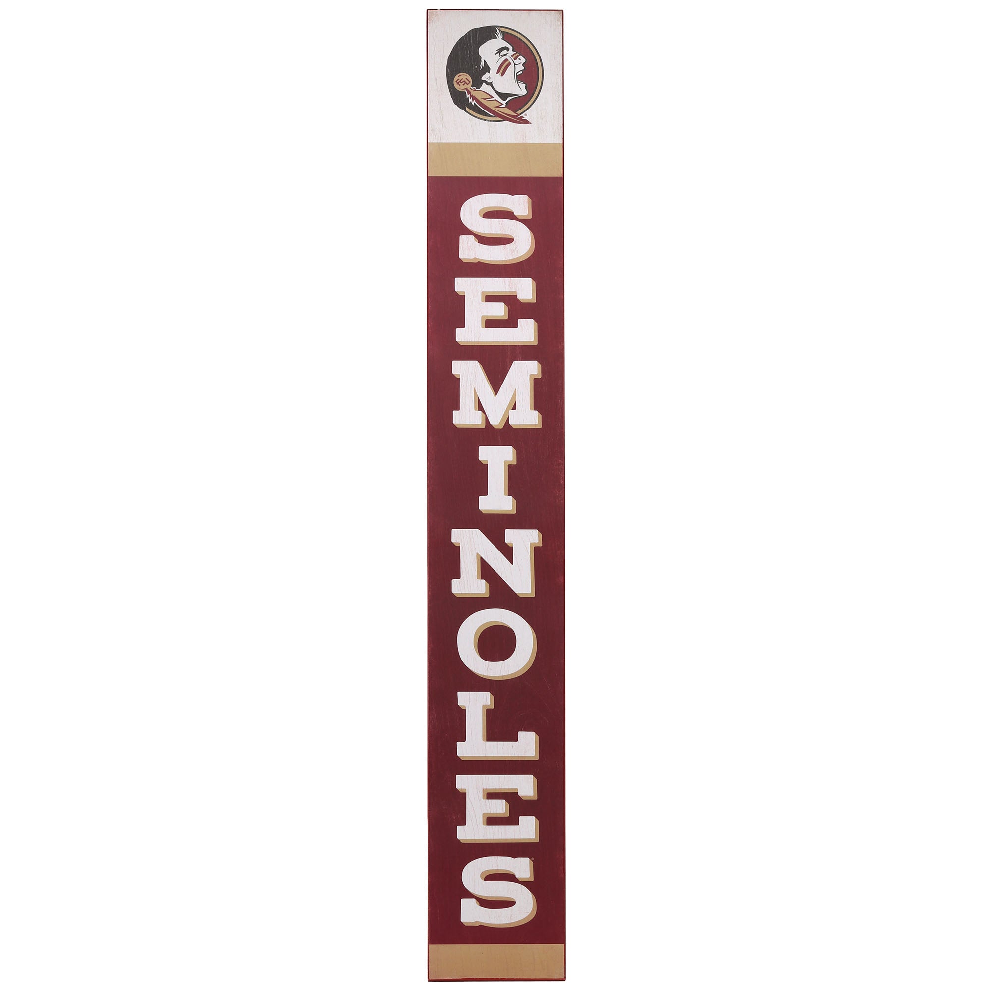 Florida State University Seminoles Vertical Wood Wall Décor