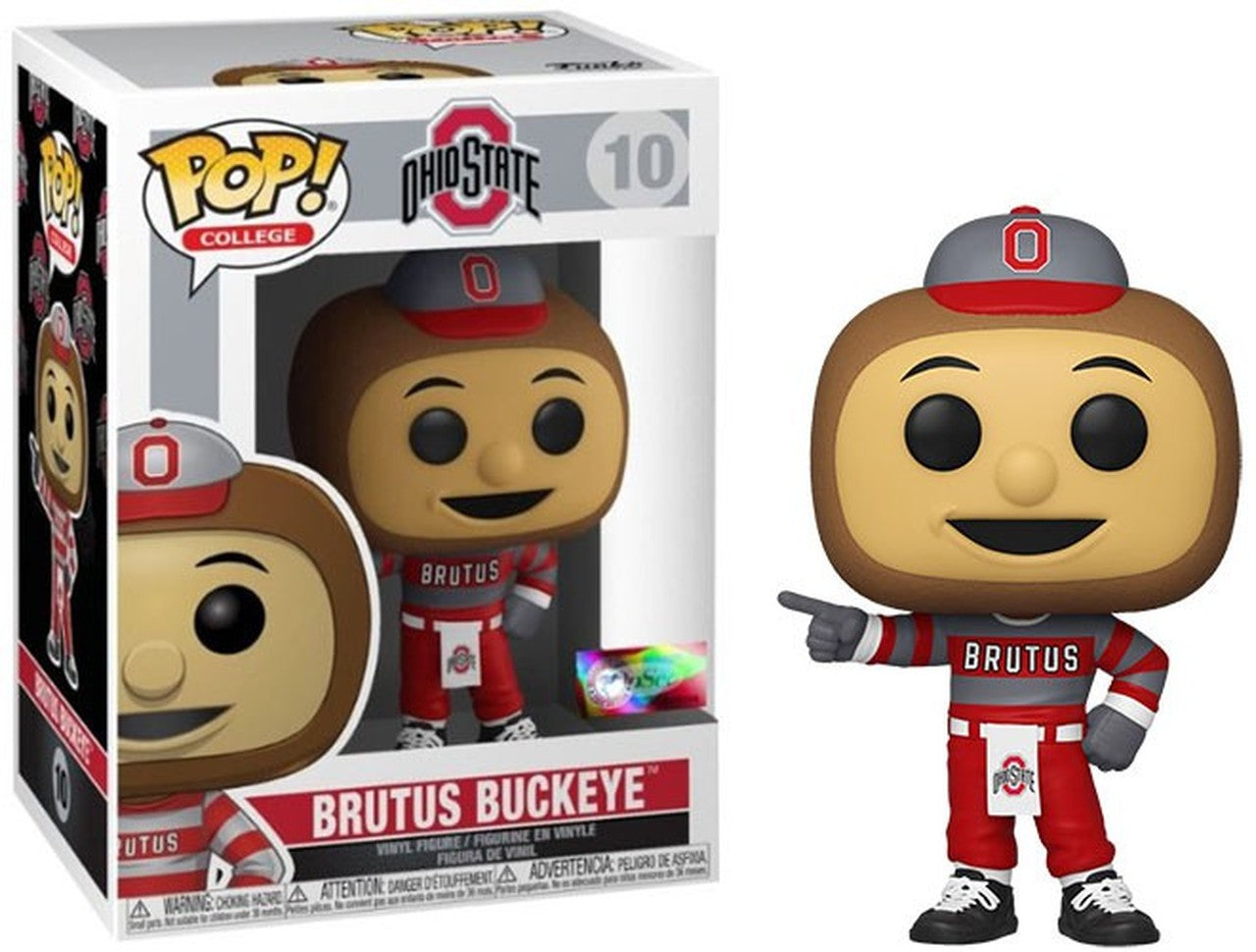 Ohio State University Brutus Buckeye Funko Pop College Mascots