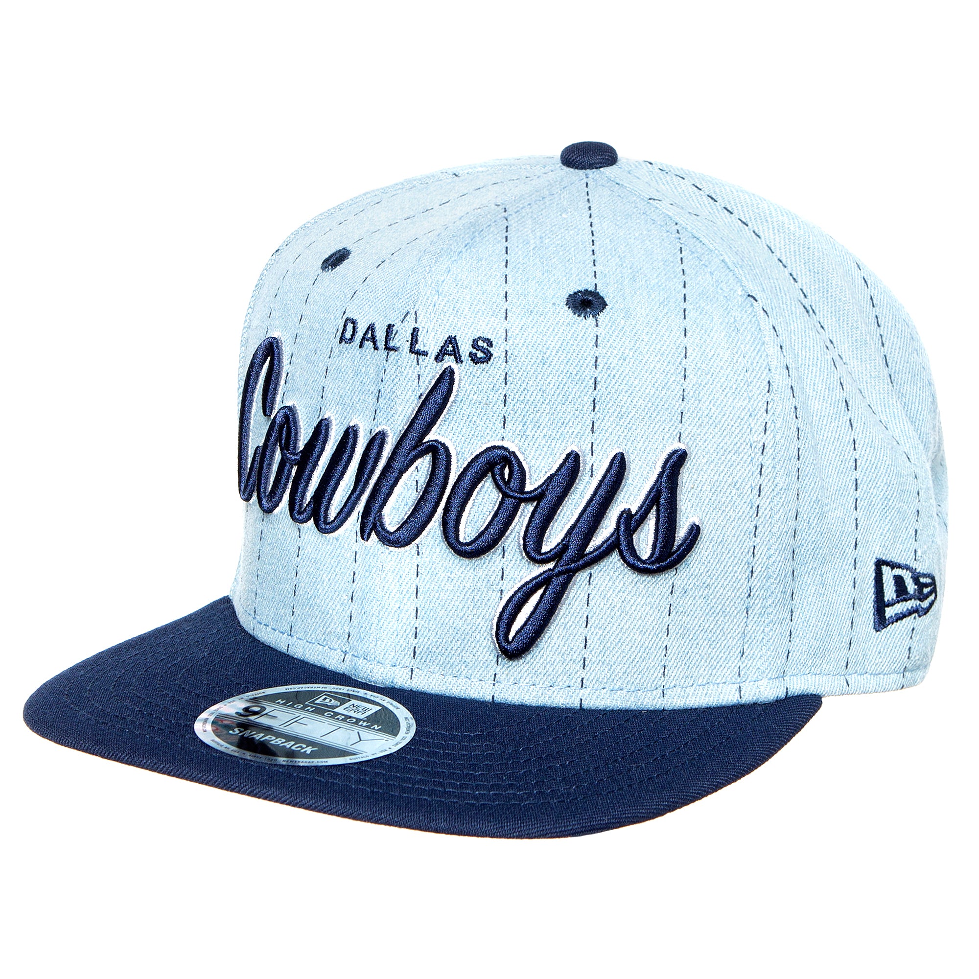Dallas Cowboys Men's Denim Hit High Crown 9Fifty Hat