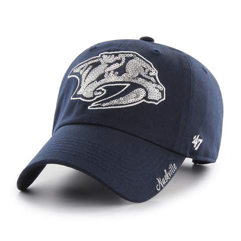 '47 Nashville Predators Sparkle Team Color Clean Up Women Hat