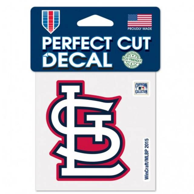 St. Louis Cardinals 1964 Retro Road Logo - 4x4 Die Cut Decal