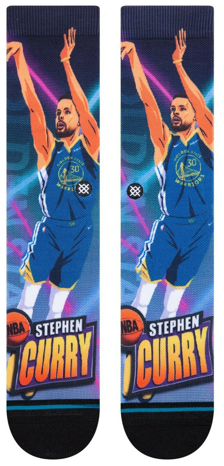 Golden State Warriors - Stephen Curry Stance Fast Break Socks