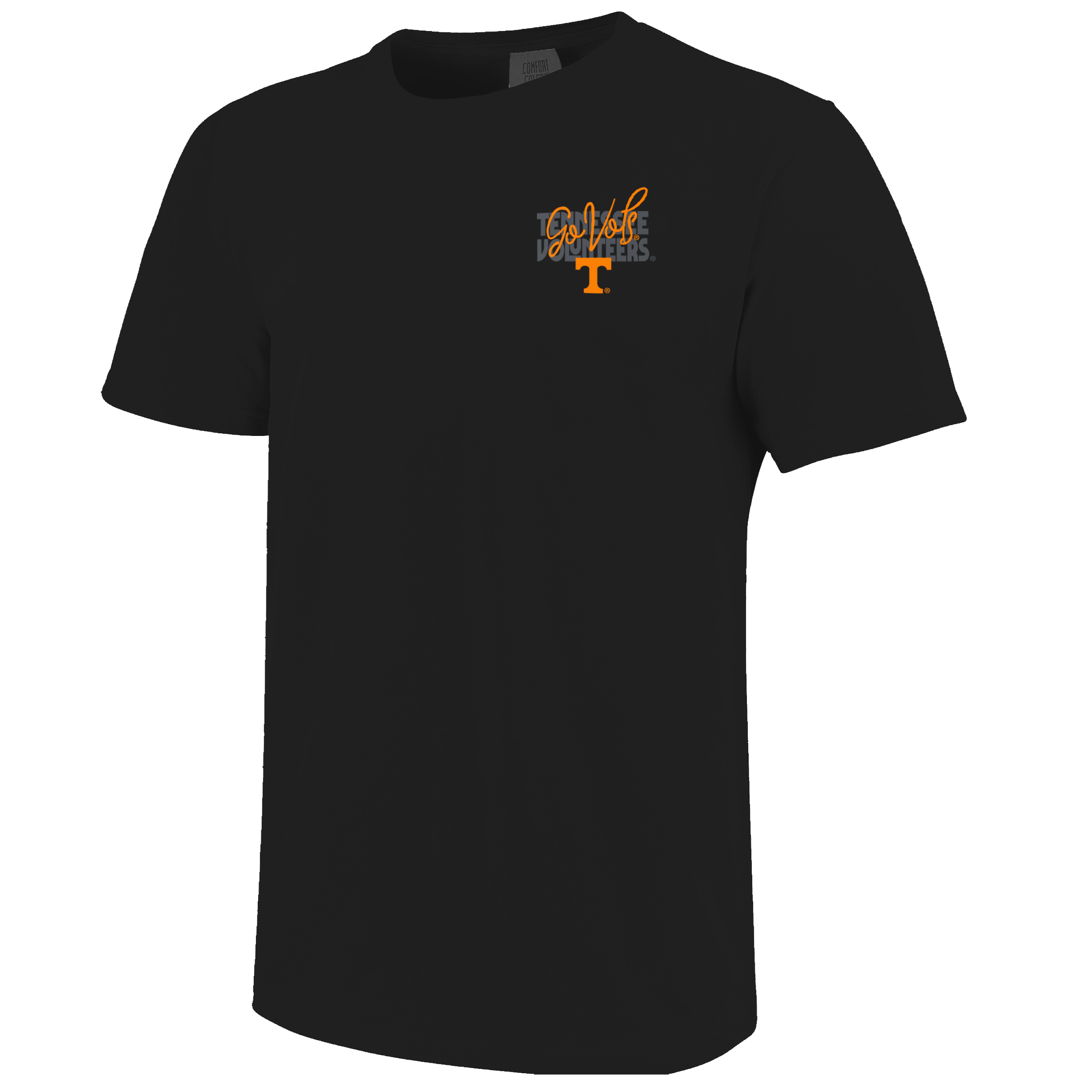 Tennessee Volunteers Dark Sunset Stadium Black Comfort Color Short Sleeve T-shirt