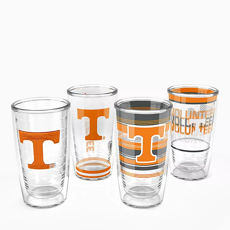 Tennessee Volunteers - 16oz Classic 4-Pack Set Tumbler