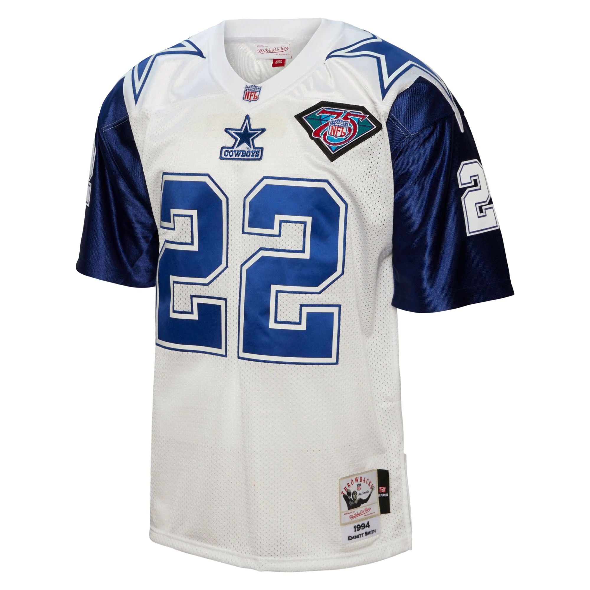 Dallas Cowboys - E. Smith #22 Nike Authentic 1994 Jersey
