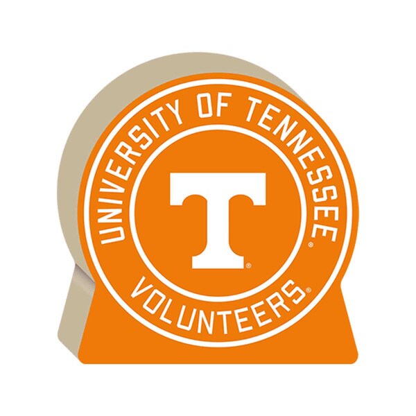 Tennessee Volunteers - University of Tennessee Volunteers Badge Chunky Wood Decor