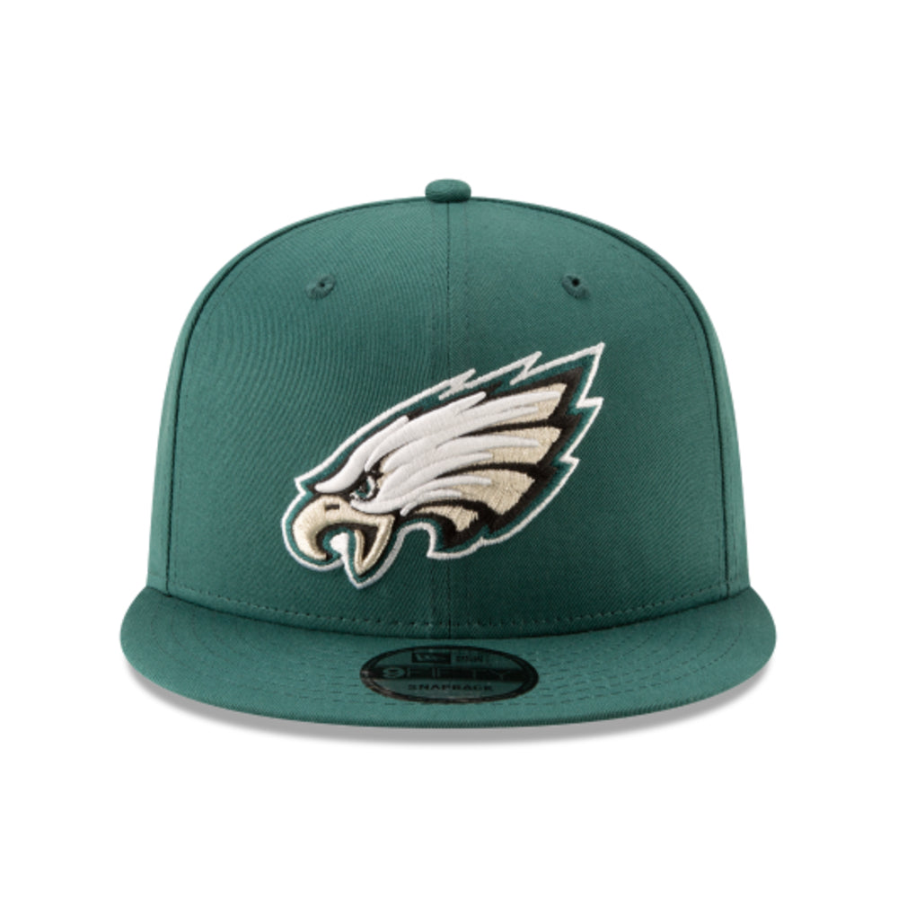 Philadelphia Eagles - Midnight Green Basic 9Fifty Adjustable Snapback Hat, New Era