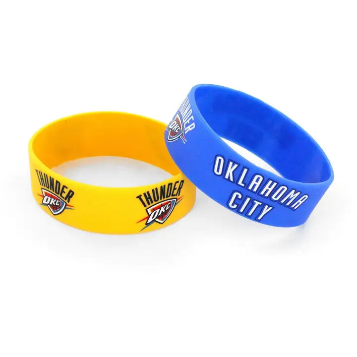 Oklahoma City Thunder  - NBA Wide Bracelets (2 Pack)