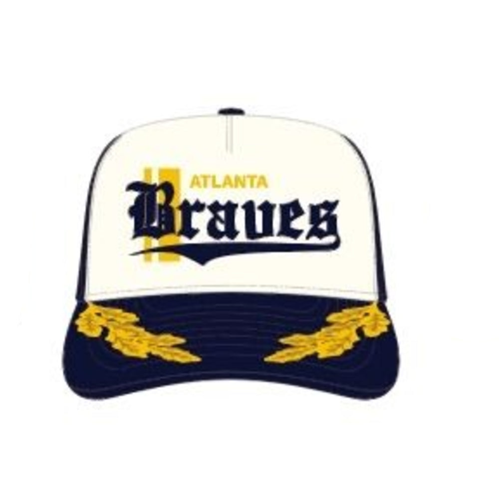 Atlanta Braves - MLB Visor Elite Pinch Front Strapback Men's Hat