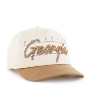 Georgia Bulldogs - Natural Condor Twill Hat, 47 Brand