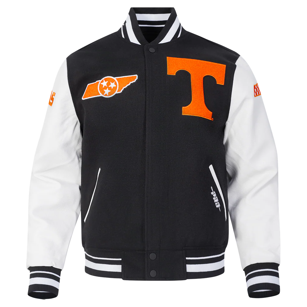Tennessee Volunteers - NCAA University Of Tennessee Classic Men's Rib Wool Varsity Jacket