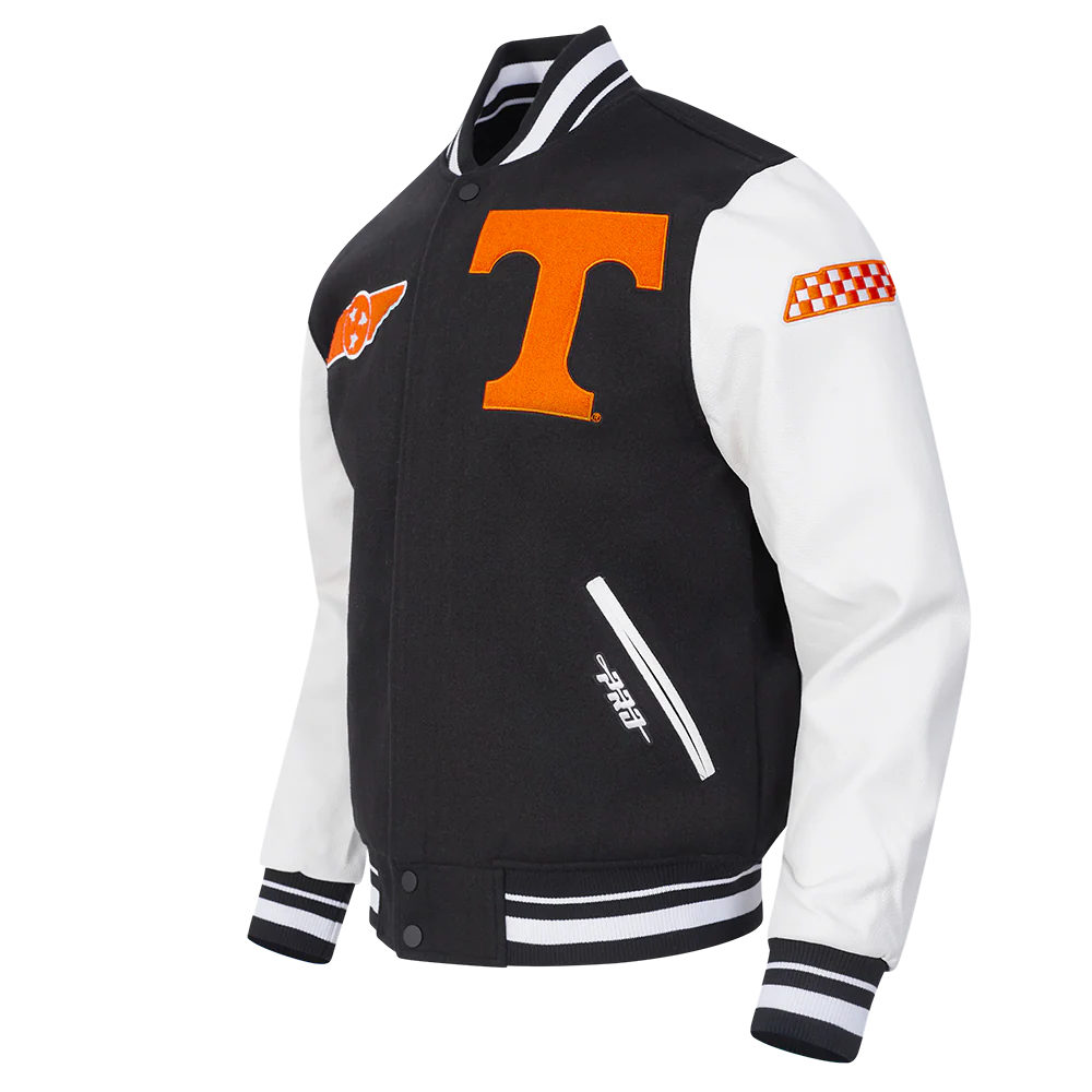 Tennessee Volunteers - NCAA University Of Tennessee Classic Men's Rib Wool Varsity Jacket