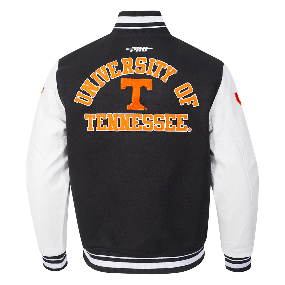 Tennessee Volunteers - NCAA University Of Tennessee Classic Men's Rib Wool Varsity Jacket