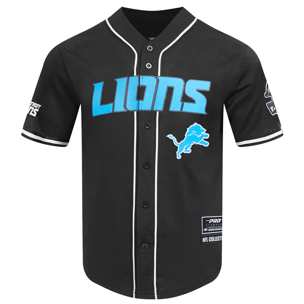 Detroit Lions NFL - Mesh Bottom Down Men's Adult Shirt