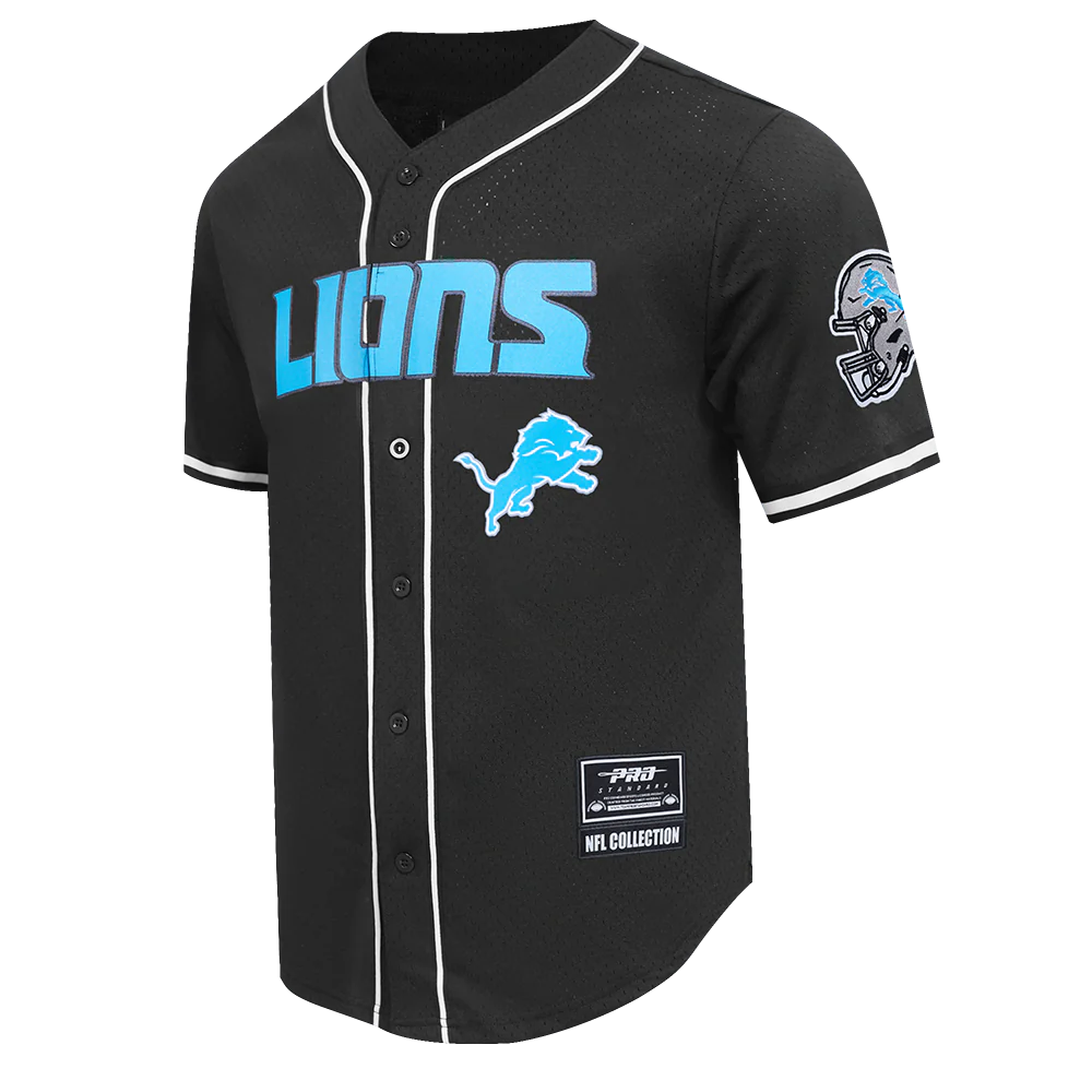 Detroit Lions NFL - Mesh Bottom Down Men's Adult Shirt