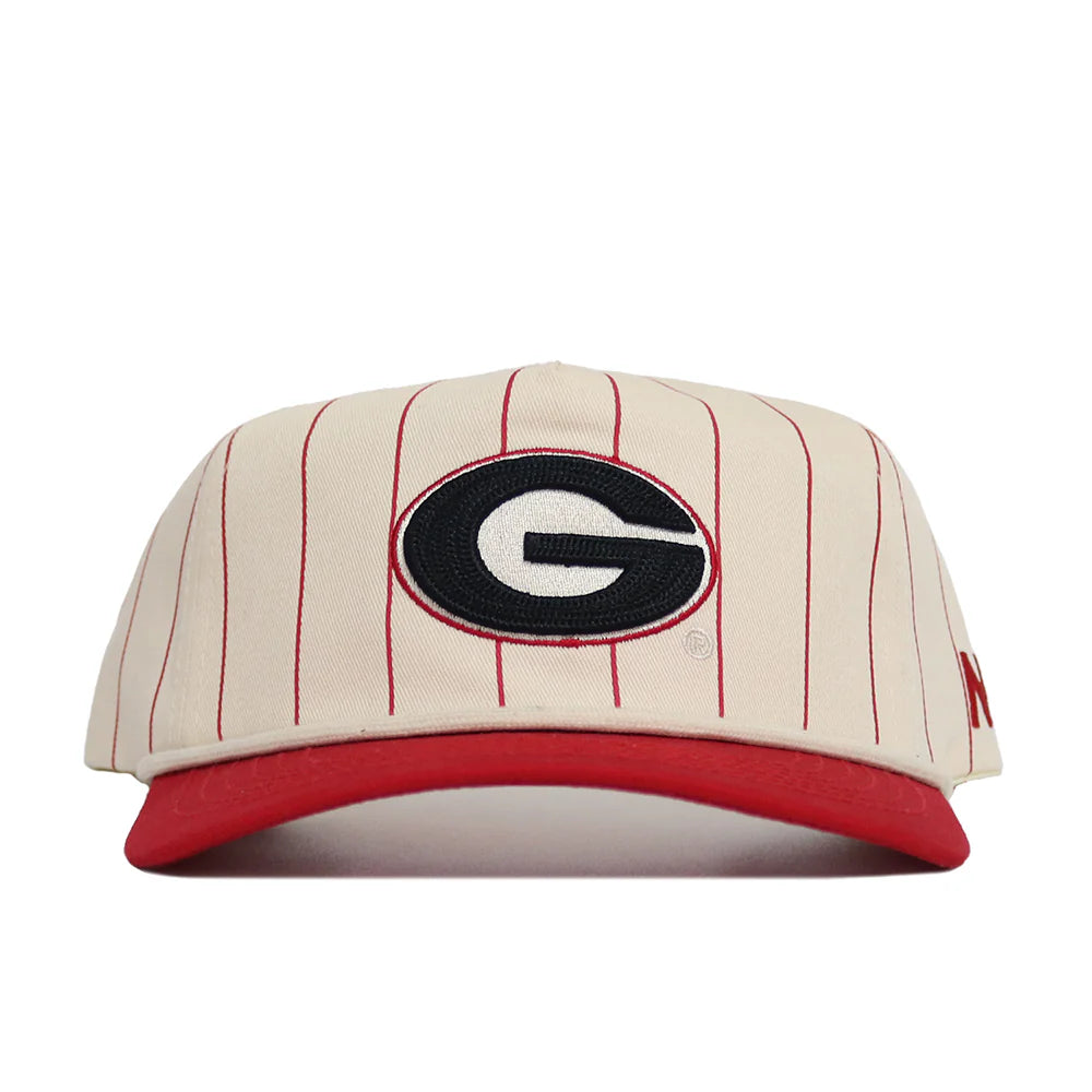 Georgia Bulldogs - Natural Pinstripe Hat