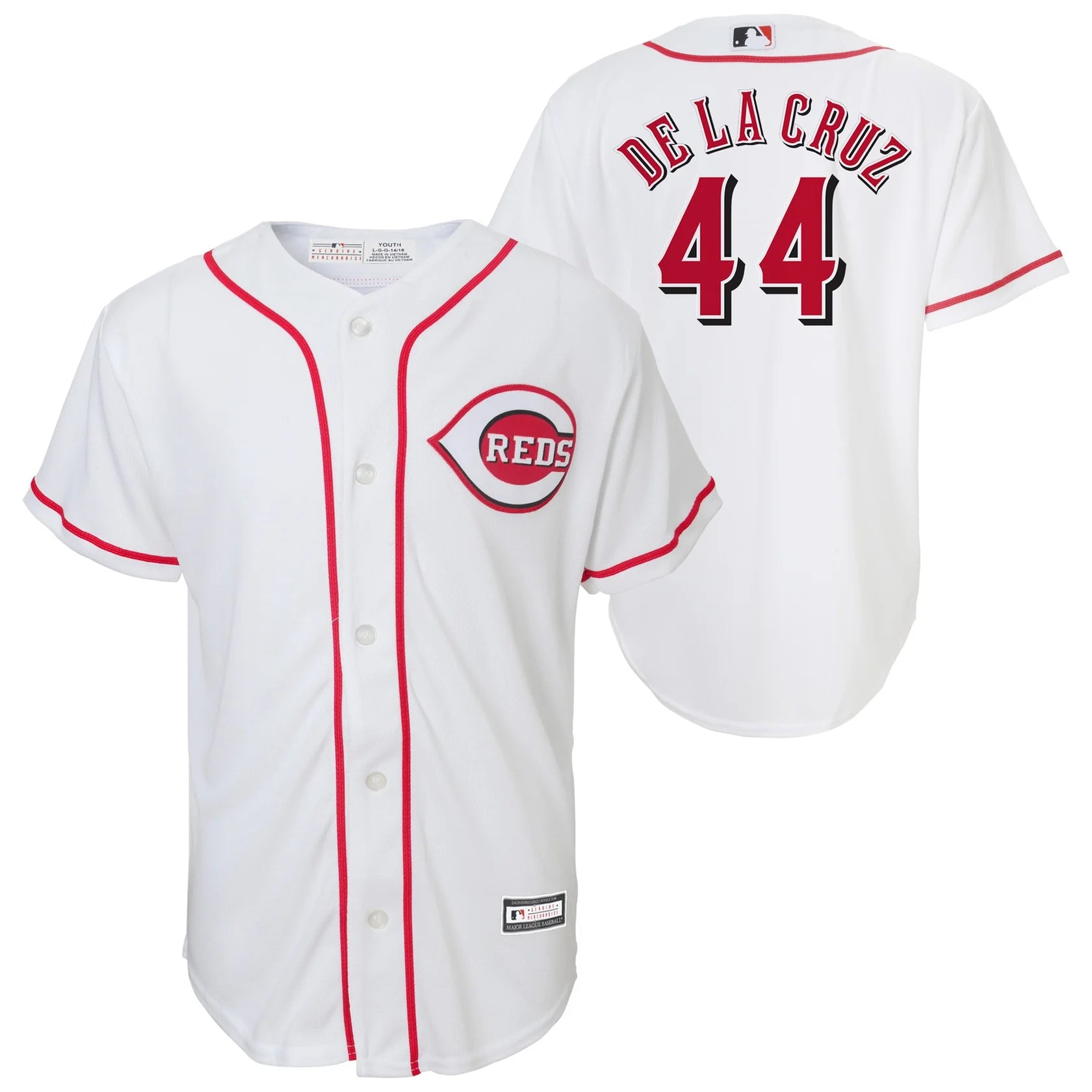 Cincinnati Reds - MLB De La Cruz Elli Youth Jersey