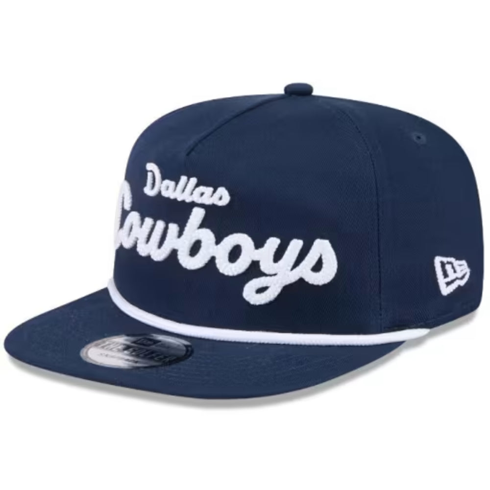 Dallas Cowboys - Golfer Team Text  Dalcow Adjustable Navy Hat