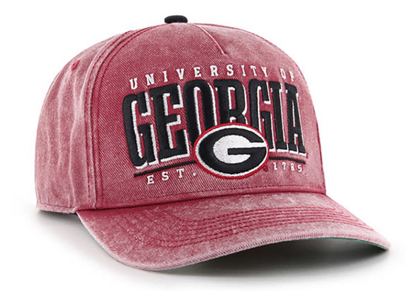 Georgia Bulldogs - Razor Red Fontana Hitch Buckle Back Twill Hat, 47 Brand