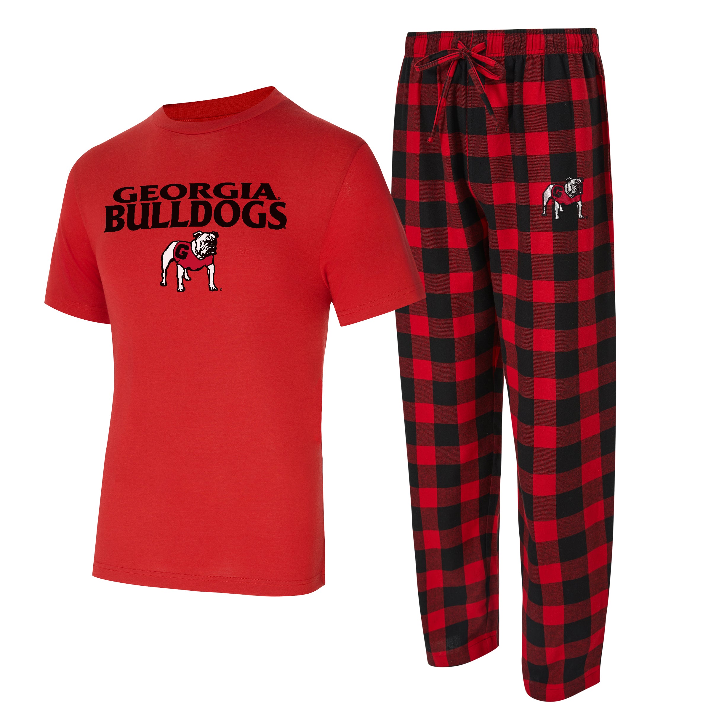 Georgia Bulldogs - Avondale Top & Pant Pajama Set
