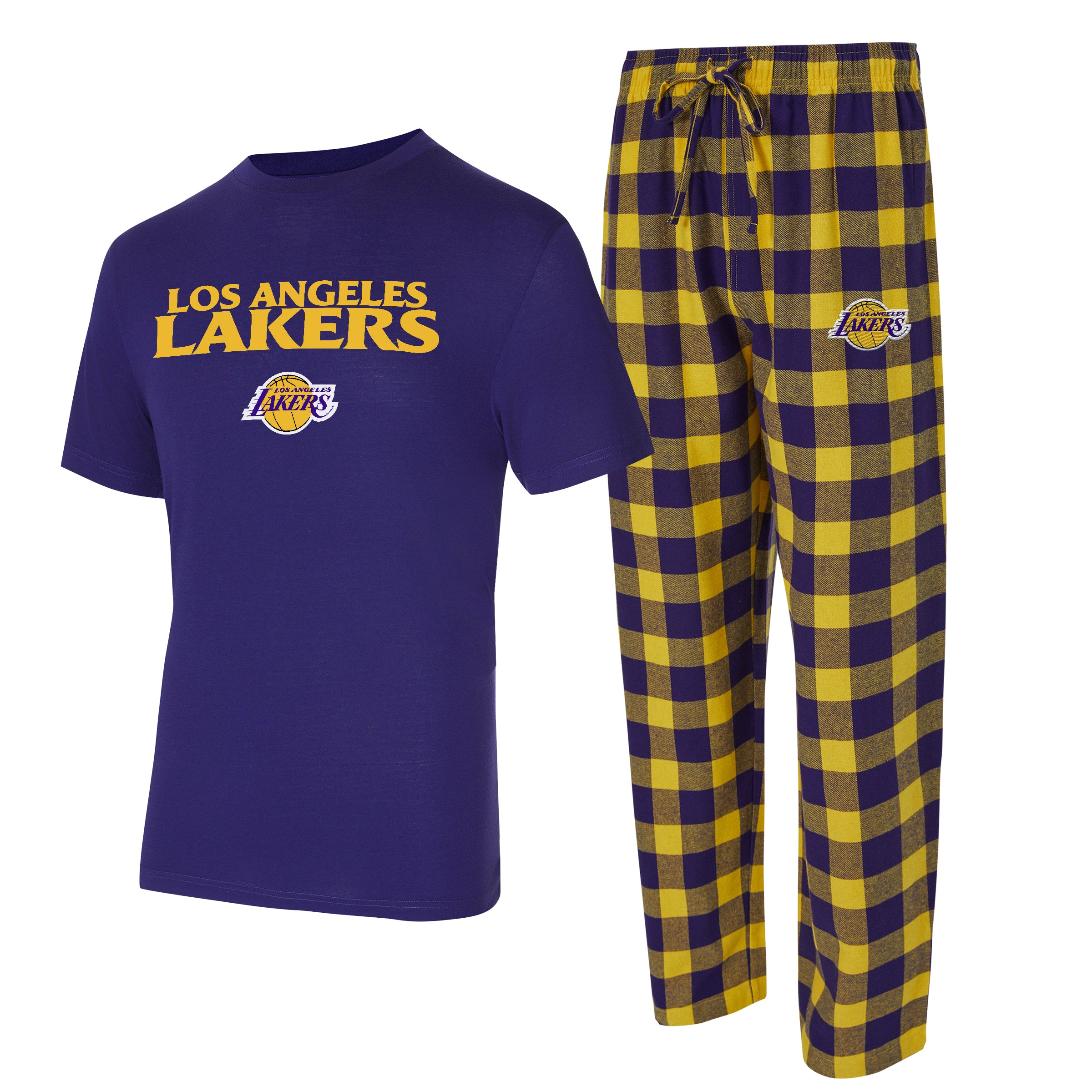 Los Angeles Lakers - NBA Avondale Top & Pant Pajama Set