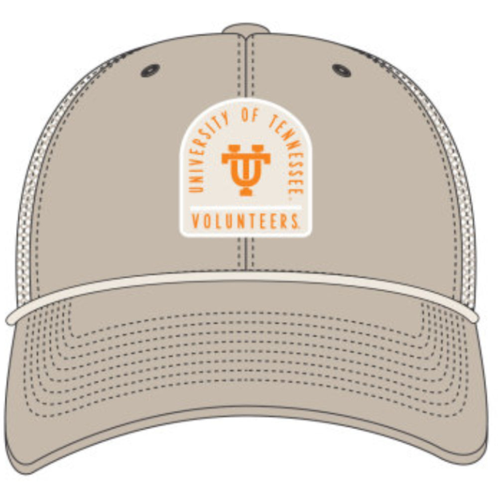 Tennessee Volunteers - Vintage Bone Gravestone Trucker Hat, 47 Brand