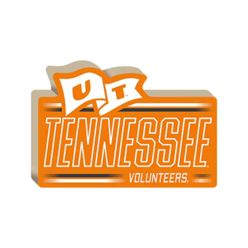 Tennessee Volunteers - University of Tennessee Volunteers Banner Chunky Wood Decor