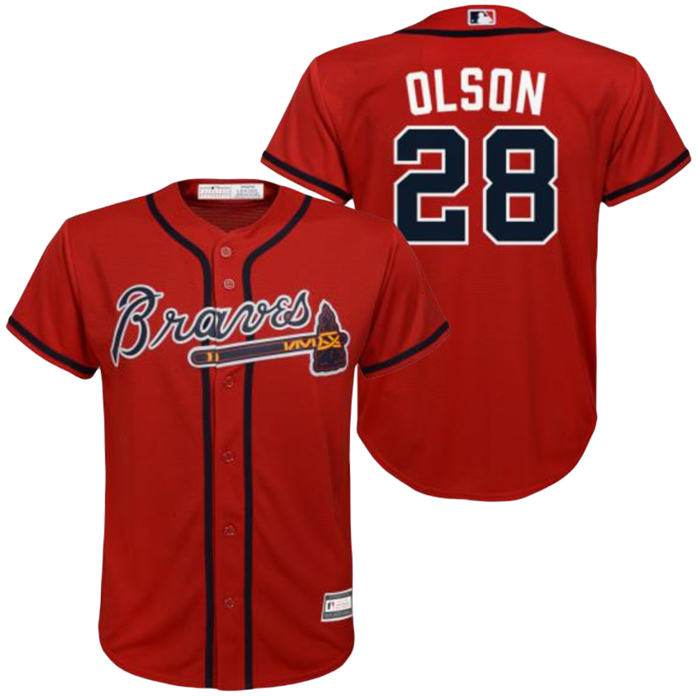 Atlanta Braves - MLB Olson Matt Youth Jersey