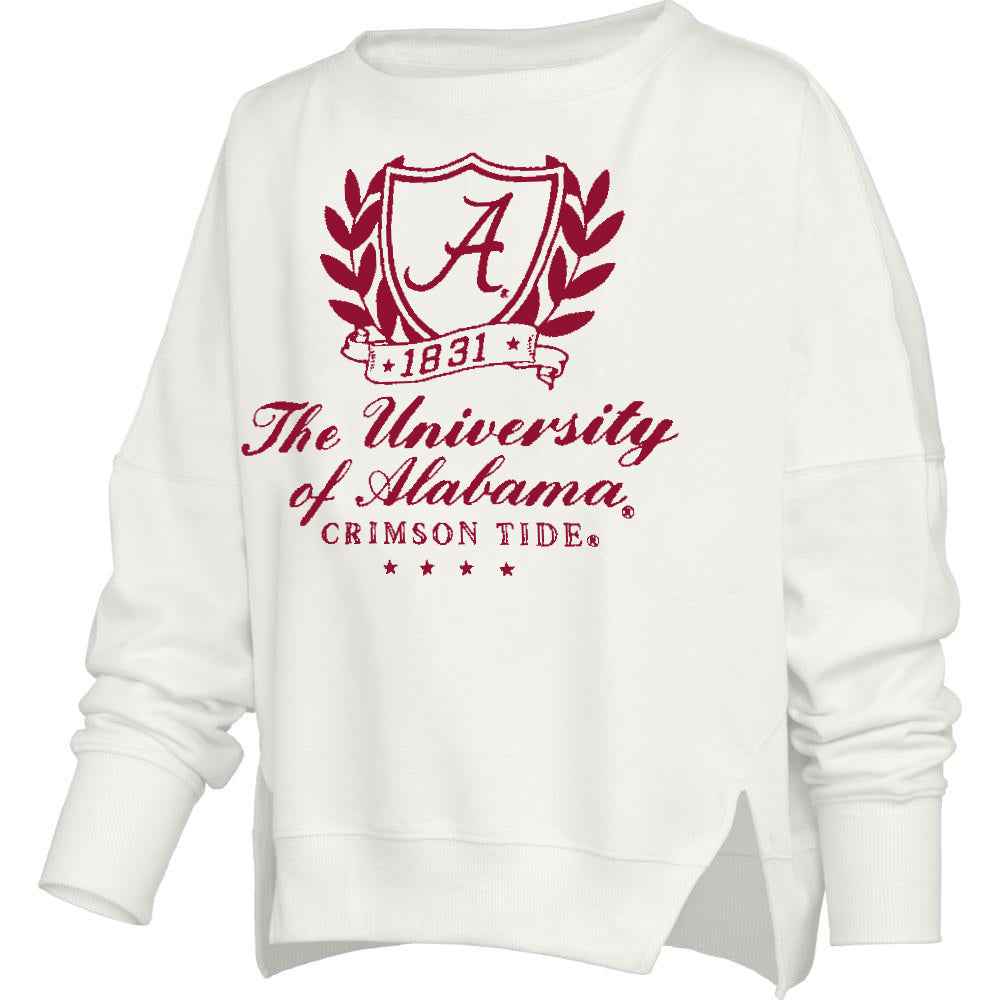 Alabama Crimson Tide "Field Day" - Split Bottom Oversized Fleece LongSleeve