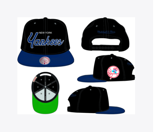 MLB New York Yankees Evergreen Script Snapback Hat