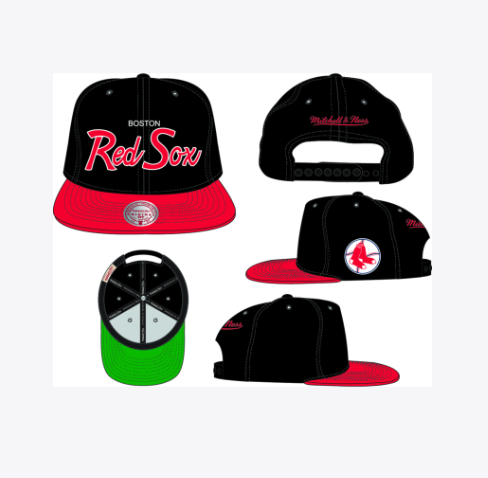 MLB Boston Red Sox Evergreen Script Snapback Hat