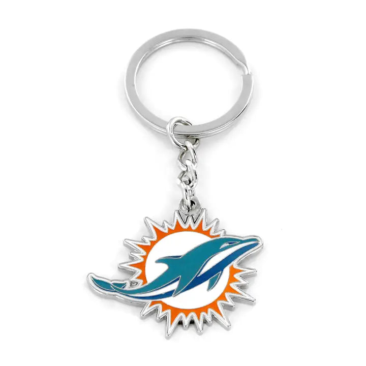 Miami Dolphins - NFL Logo Keychain