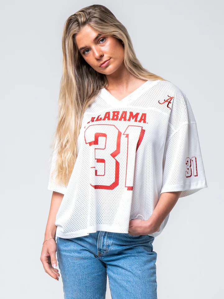 Alabama Crimson Tide - University of Alabama Boyfriend Football Jersey