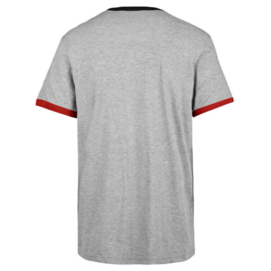 Georgia Bulldogs - JR Arch Dalton Ringer Slate Grey Men's Tee