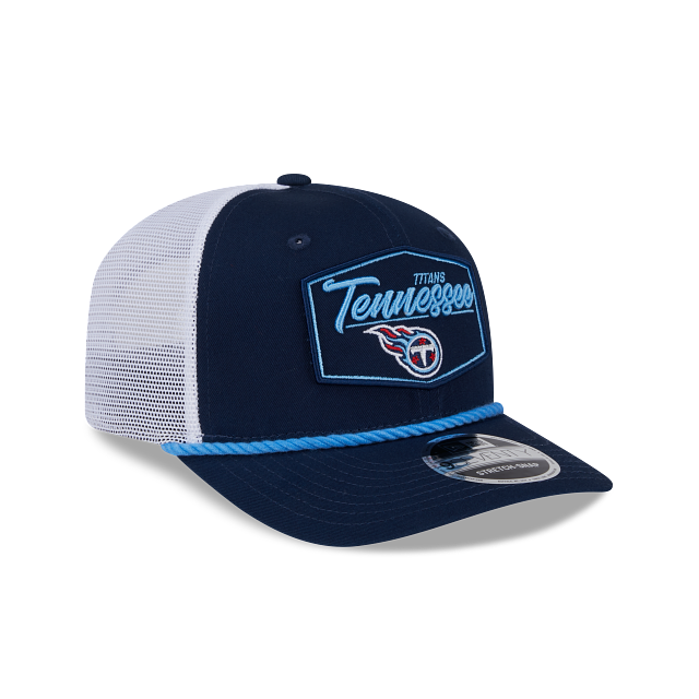 Tennessee Titans - 9Seventy Patch Stretch-Snap Trucker Hat, New Era
