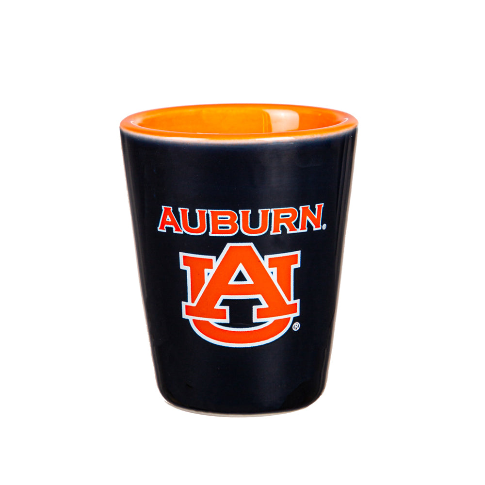 Auburn Tigers - NCAA Glass and Ceramic Shot Glass Set