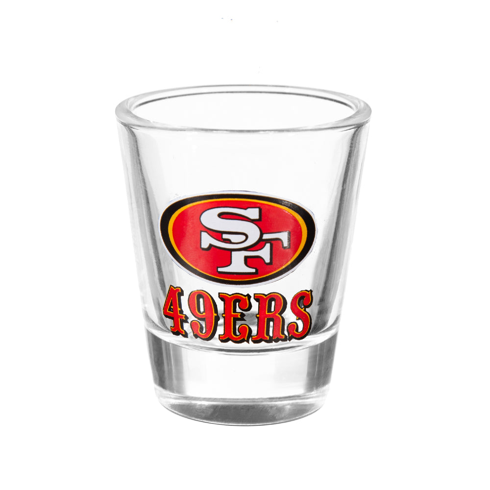 NFL San Francisco 49ers - Glass and Ceramic Shot Glass Set