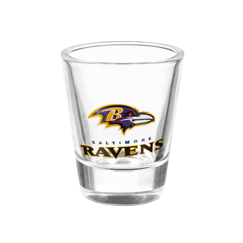 NFL Baltimore Ravens - Glass and Ceramic Shot Glass Set