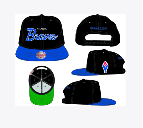 MLB Atlanta Braves Evergreen Script Snapback Hat